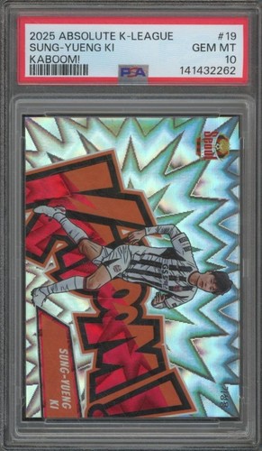 2025 Panini Absolute K-League SUNG-YUENG KI Kaboom Case Hit PSA 10 Gem Mint BIN1