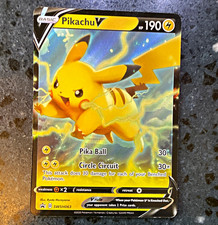 Pokémon TCG Pikachu V SWSH063 Sword & Shield Promo Holo English on eBay