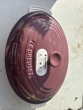 RARE COLOR "Fig" Le Creuset Covered Casserole 27cm/1.7L Oval Dish w/ Lid