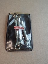 Vtg 4 Pc Usa Craftsman Sae Ignition Box End Wrench -v- W Case 4379 Nice Read Vtg 4 Pc Usa Craftsman Sae Ignition Box End Wrench -v- W Case 4379 Nice Read