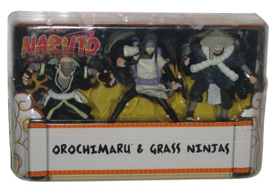 Naruto Orochimaru & Shiore Grass Ninjas Team (2008) Mattel Figure