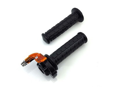 Gasdrehgriff Metall 150mm schwarz für Zündapp, Kreidler, Hercules, Puch, KTM
