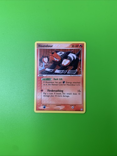 Pokémon Karte Houndour 60/109 EX Team Rocket Returns Non-Holo NM