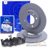 Ate Bremsscheiben Ø247 +BelÄGe Hinten FÜR Citroen Saxo Xsara Zx Peugeot 206 306