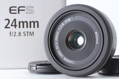 [Fast unbenutzt] Canon EF-S 24mm f/2.8 STM Pancake Weitwinkelobjektiv aus JAPAN