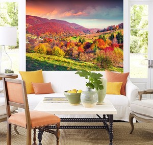 Téléchargement gratuit Images 3d Foret Montagne 9 Photo Papier Peint En Autocollant Murale le plus cool salutations