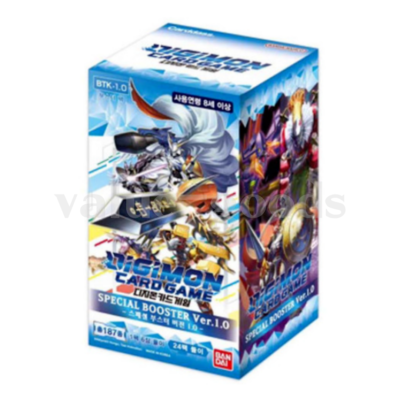 Digimon card game Special Booster Box ver 1.0 24Pack BTK-1.0 / Korean ver