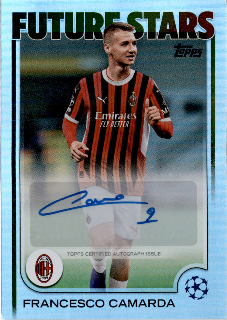 2024-25 Topps #FSA-FC Francesco Camarda Auto A.C. Milan | eBay