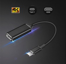 Type C USB-C to HDMI Adapter Cable For Samsung Galaxy S23 S9 S10 Note 9 Macbook
