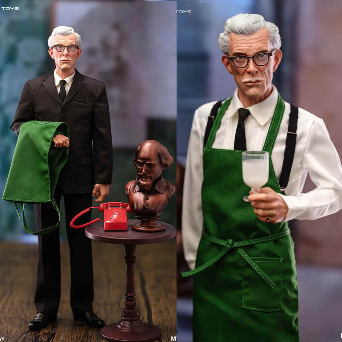 Mars Toys Batman Butler 1966 Alfred Pennyworth 1/6 Action Figure ...