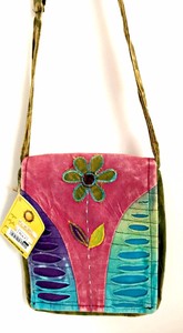 Karma-Circle-USA-Crossbody-Bag-Bohemian-Canvas-Floral-Fabric-Messenger-Handbag