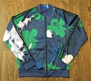 jaqueta floral adidas