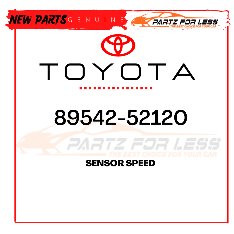 89542-52120 TOYOTA GENUINE OEM SENSOR SPEED 8954252120 OEM | eBay