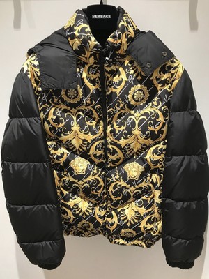 versace bubble coat