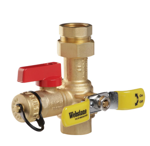 Image 21 - WebstoneTankless Water Heater Service Valve Kit (1-Pk)