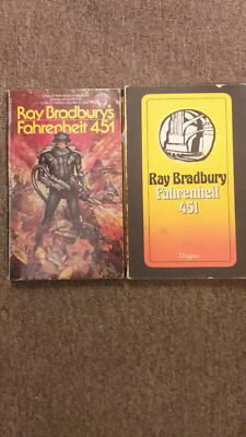Fahrenheit 451 - Ray Bradbury - 2 Bücher Deutsch und Englisch