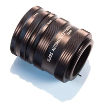 Vintage Sears Automatic Extension Tube Set For P SLR Cameras # 7326