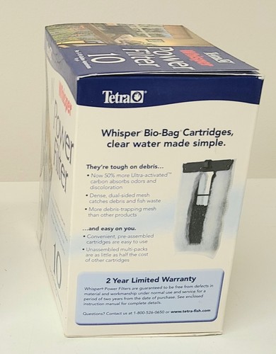 Tetra Whisper Power Filter 10 For 5 - 10 Gallon Aquariums - 第 4/4 張圖片