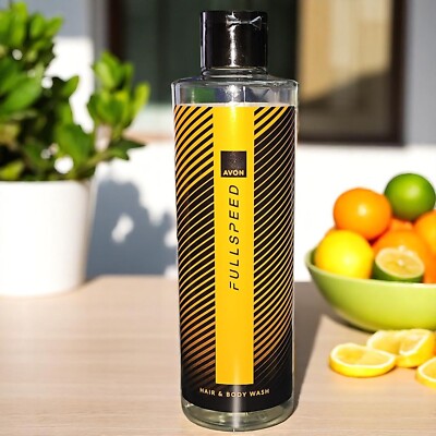Avon FULL SPEED Herren Shampoo Duschgel Bergamotte Zypresse Zitrus Pflege  