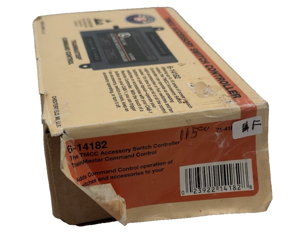 Lionel TMCC Accessory Switch Controller TCC 6-14182 Original Box - Image 4 of 4