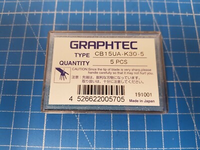5Stk (1stk/120) Graphtec CB15UA-K30-5 1,5mm 30Grad Keramikspitze SchneidklingeUR