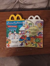 Vintage McDonald's Happy Meal Box Funny Fry Friends 1989
