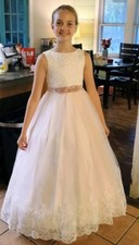 Flower Girl Dress Pageant Girl Dress Bithday Party Dress Communion Dress