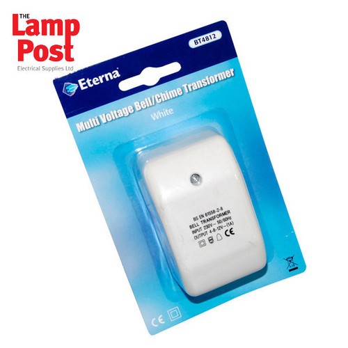 Eterna BT4812 Multi Voltage Doorbell Chime Door Bell Transformer