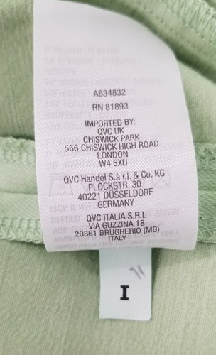 Denim & Co. Canyon Retreat Easy Stretch Fray Hem Denim Jacket Sage Size Small - Picture 15 of 16