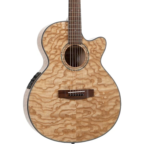 Mitchell Exotic Series Acoustic-Electric Quilted Ash Burl Quilted Ash Burl