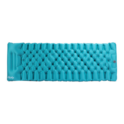 Camping Sleeping Pad Self-Inflating Mat Pillow Air Mat Outdoor Blue Mattress