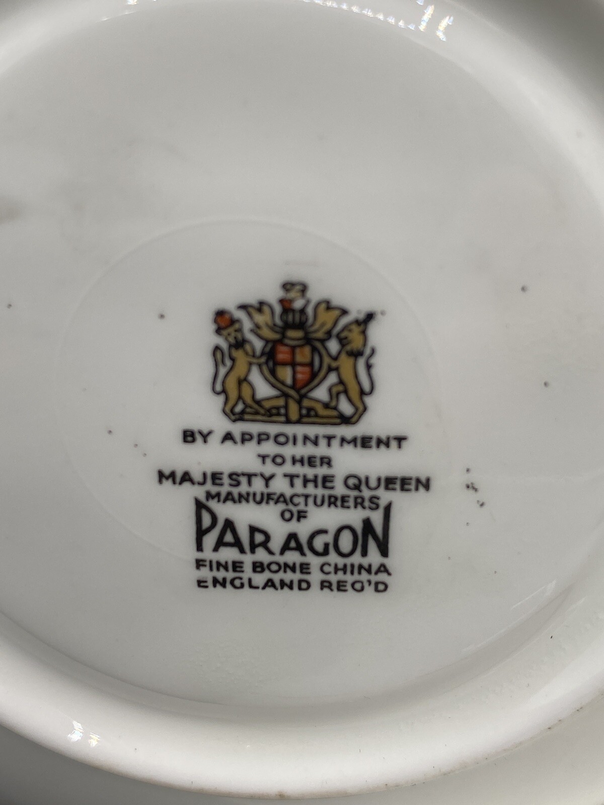 Paragon teacup & saucer pale green bone china, Oriental courting scene gold deta