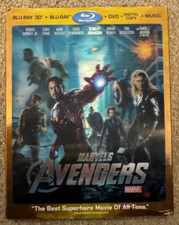 Marvel's The Avengers (Four-Disc Combo: Blu-ray 3D/Blu-ray/DVD + Dig - VERY GOOD