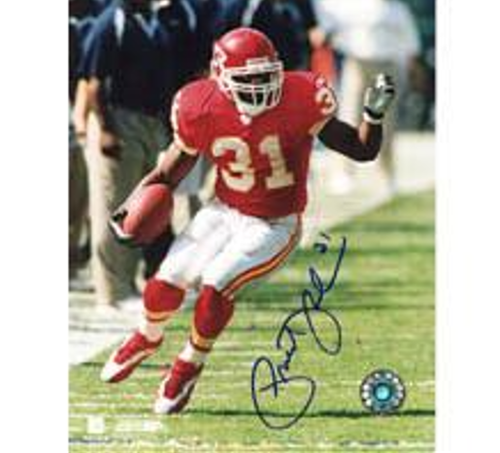 Priest Holmes signed photo 8x10 autographed Kansas City Chiefs Original Hologram - Picture 2 of 5