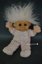 RUSS BERRIE AND COMPANY TROLL KIDZ TROLL DOLL IN POLKA DOT PAJAMAS 1
