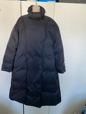 Arket Puffer Longline Coat Size L Uk 18 / 20 Colour Black
