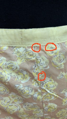 vtg OLD NAVY '05 Y2K McBling Fairy Cottage Low Waist Yellow Floral Pleated Skirt - Picture 16 of 24