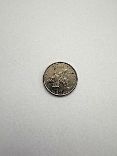 2001- d New York Quarter Rare , as pic - Picture 4 of 4