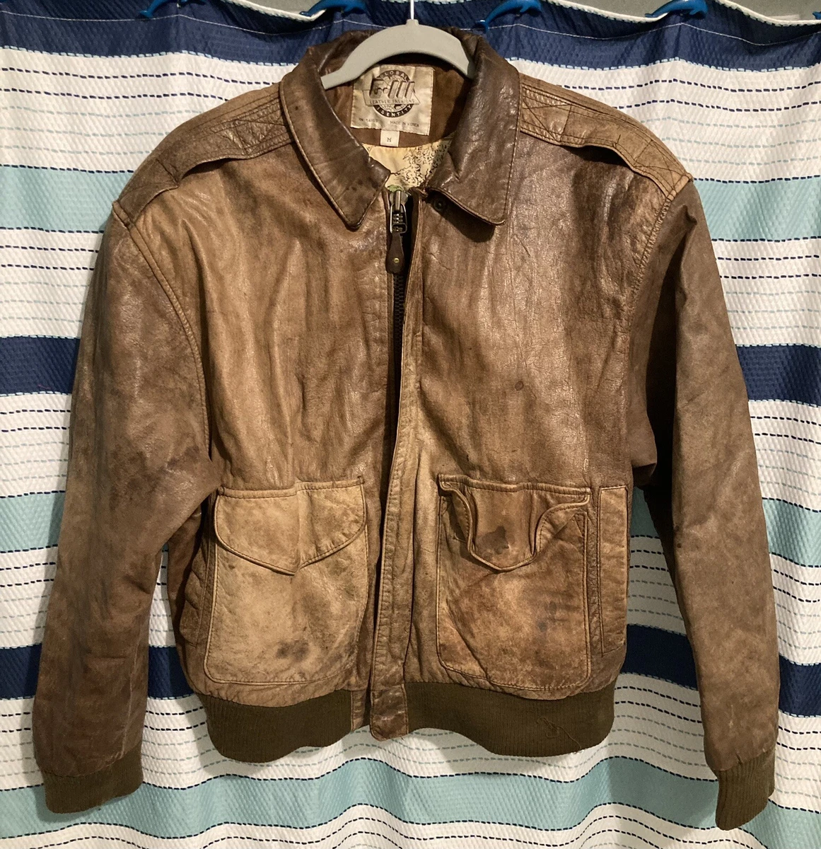 Global identity leather best sale jacket