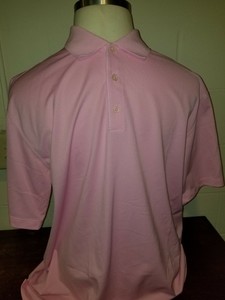 pink nike polo