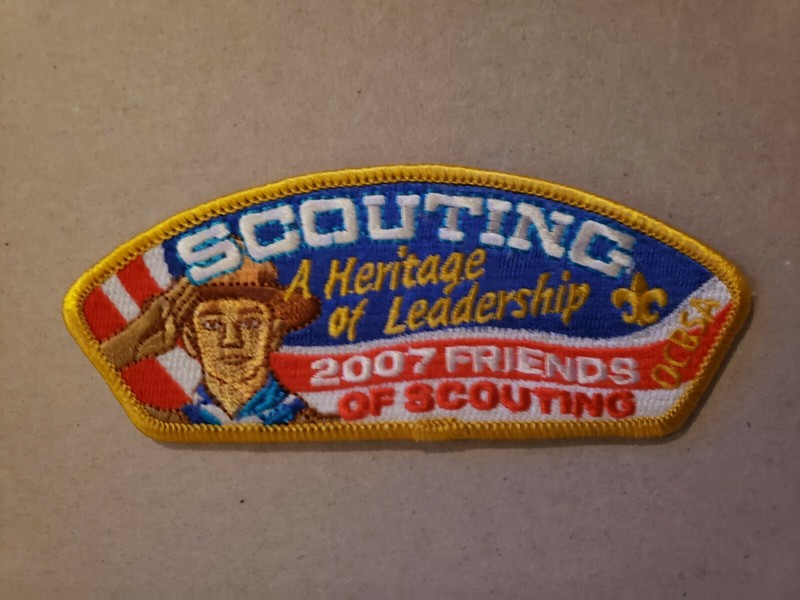 CSP Orange County Council SA-165 FOS 2007 ($130 donation)