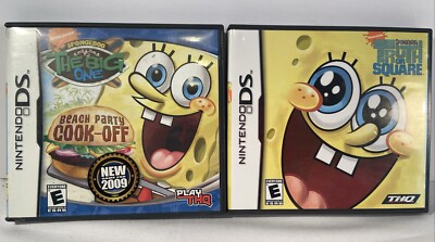 Nintendo DS - Beach Party Cook-Off & Truth or Square (DS, 2008-2009) - Complete