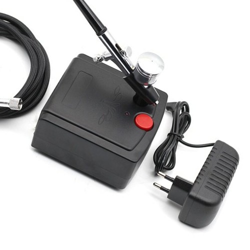 Dual Action Airbrush Spray Gun Air Compressor Kit Art Painting Tattoo Manicure - Picture 7 of 12