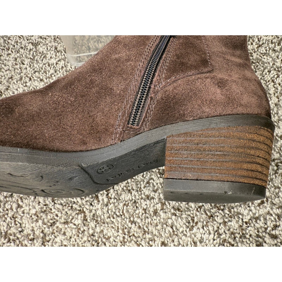 Josef Seibel Brown Suede Ankle Bootie Women EU 36 US 6  display picture 1