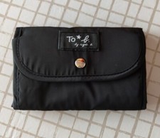 Agnes B Foldable Shopping Tote Bag Black