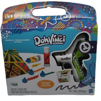 Hasbro DohVinci Draw & Dough Starter Set w/ Drawing Tips Ages 6+ Art NEW in Box 