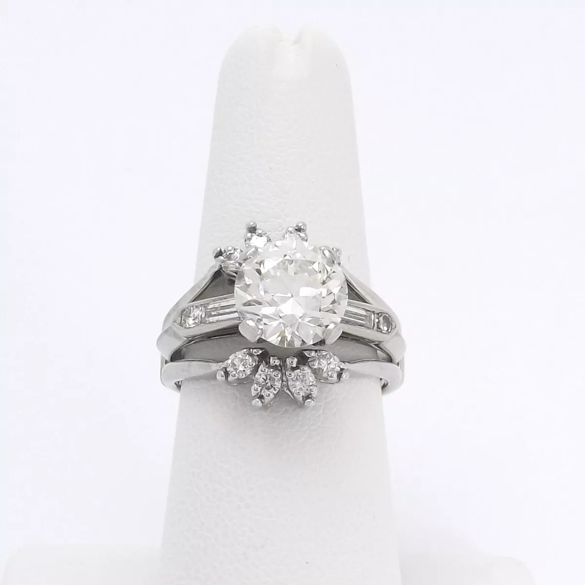 Wedding ring enhancer white gold deals