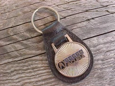 HONDA ACURA CHROME LEATHER KEY FOB NOS Hi-QUALITY KEY HOLDER