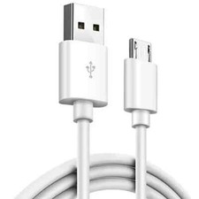 5 CAVI USB - MICRO USB CARICABATTERIE PER SMARTPHONE SAMSUNG XIAOMI HUAWEI 1,2 M