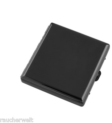 Exklusives  Zigaretten Etui Box Dose im edlen Schwarz Anthrazit Design 